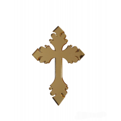 Dekor topper komunijny krzyż krzyżyk dekoracyjny