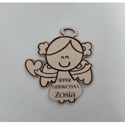 Anioł z sercem magnes dzień kobiet