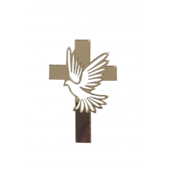 Dekor krzyżyk krzyż z gołębiem